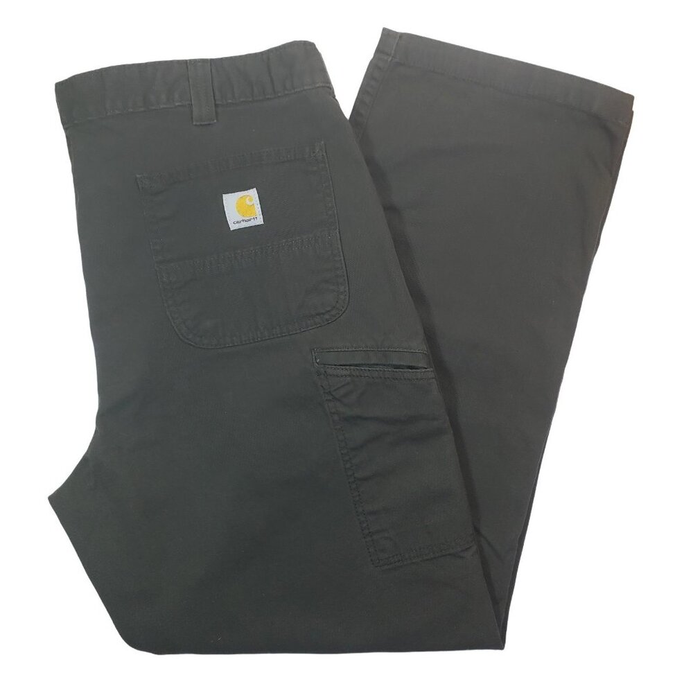 Carhartt Rigby Dungaree work pants, 40 x 32 straight leg relaxed fit, dark green